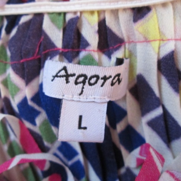 Vintage Confetti Stretch fringed festival blouse - Picture 7 of 8